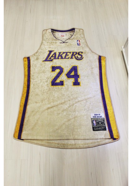 Kobe Bryant Los Angeles Lakers Forması Şeklinde Halı-Kaymaz Taban fiyatları