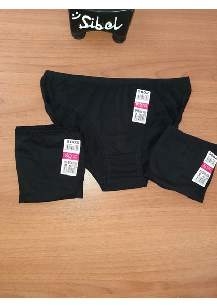 5002 Düz Bikini Külot 6 Adet
