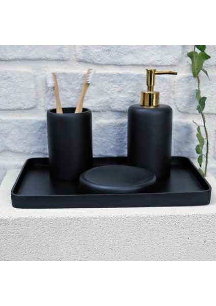 Victoria Dikdörtgen Tepsi Büyük Siyah modelleri