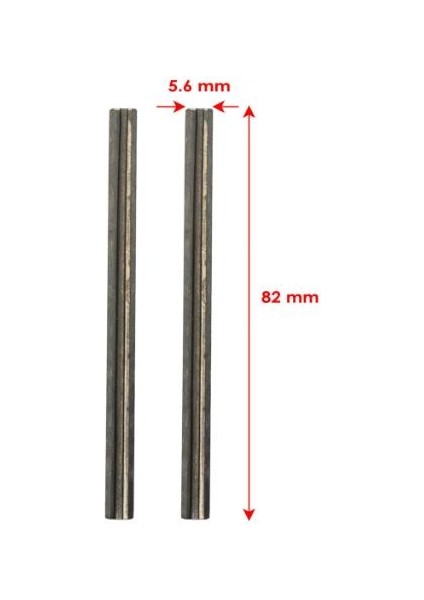 5383 Jilet Tipi Planya Bıçak 82 mm (2'li Set)