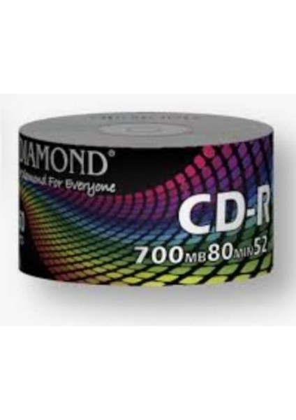 Dıamond Decoroys Cd-R 700 MB 80 Min 52X Boş CD 50'li Paket