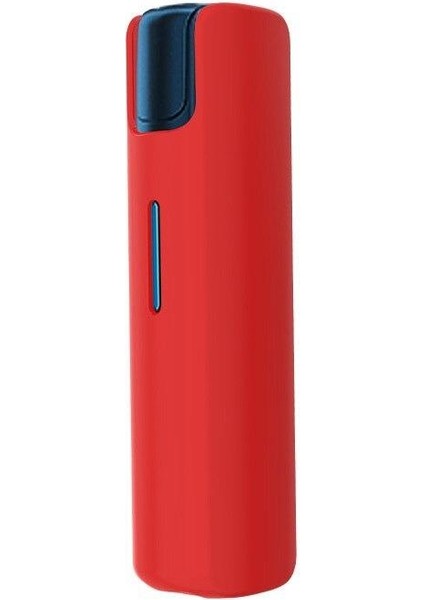 Iqos Kılıf Solid 2.0 Şeffaf Silikon Yumuşak Kılıf Kırmızı Iqos 2.0 Solid Kılıf