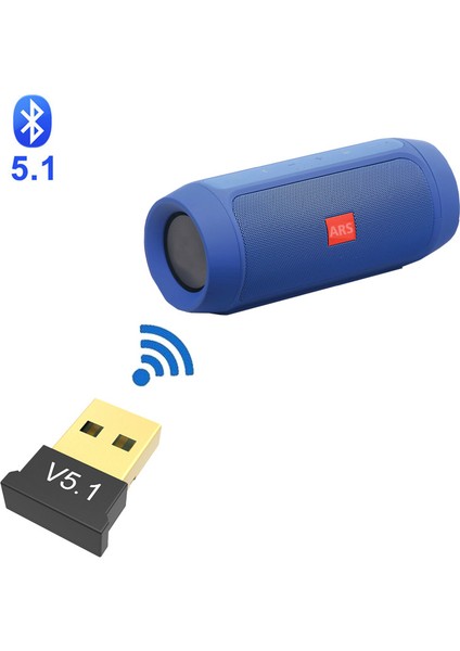 Bluetooth 5.1 USB 2.0 Kablosuz Ses Aktarım Adaptörü