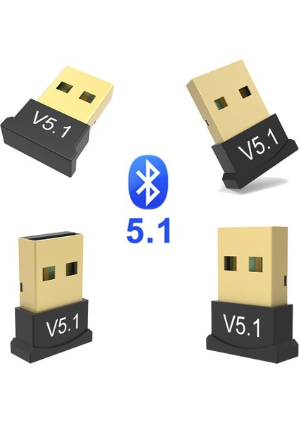 Bluetooth 5.1 USB 2.0 Kablosuz Ses Aktarım Adaptörü