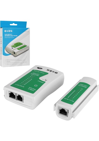 Kablo Test Cihazı RJ45 RJ11 S-Link SL-468