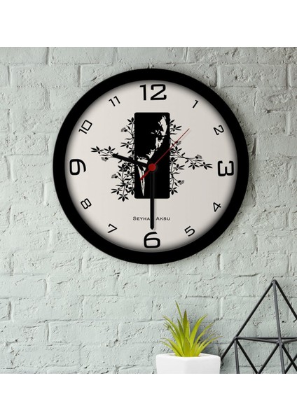 Kişiye Özel Atatürk Temalı Ahşap Duvar Saati-8
