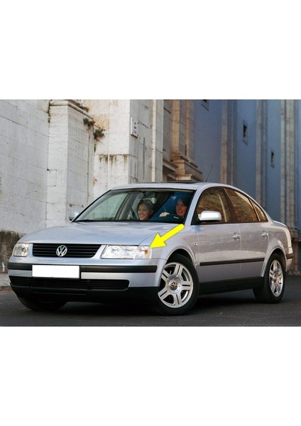 Vw Passat B5 1997-2000 Ön Sol Sinyal Lambası Beyaz Buzlu 3B0953041C