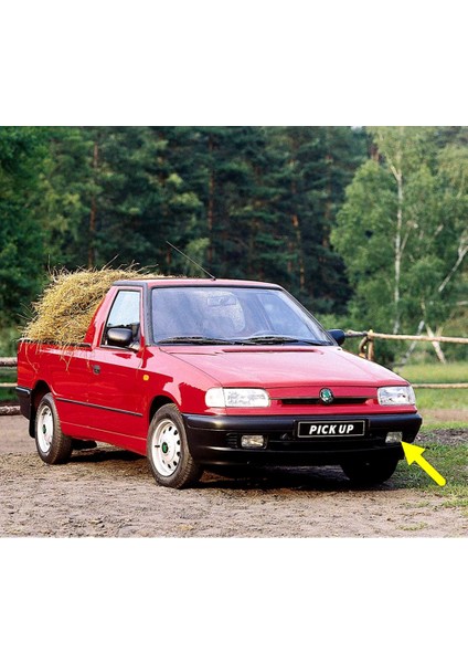 Skoda Pickup Pikap 1995-2001 Ön Tampon Sol Sis Farı Çerçevesi 6U0807431D