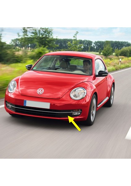 Vw Beetle 2012-2016 Ön Tampon Sol Sis Çerçevesi Kapağı Kromlu 5C5854661C