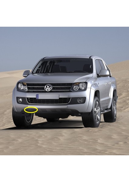 Vw Amarok 2013-2016 Ön Tampon Sağ Alt Çeki Kapak Çekme Demiri Kapağı 2HH807155A