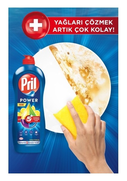 Elde Yıkama Sıvı Bulaşık Deterjanı 675G Limon 5+ Etki, Kendinden Yağ Çözme Etkisi 3'lü modelleri