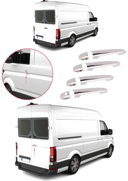 Mercedes Benz Sprinter 2006-2018 Kapı Kolu P.çelik