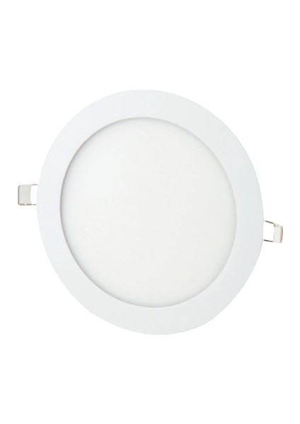 15 Watt Beyaz Kasa Beyaz Işık Sıva Altı Yuvarlak LED Panel Armatür (CT-5148)
