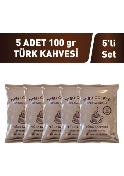 Nish Türk Kahvesi 5 x 100 gr