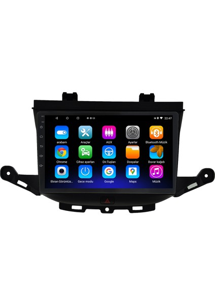Opel Astra K Android 12 Kablosuz Carplay Navigasyon Multimedya Ekran Teyp - MY-0609W-OPEL Astra K