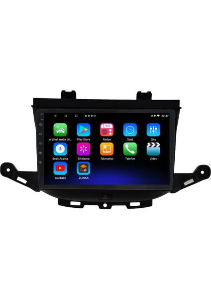 Opel Astra K Android 12 Kablosuz Carplay Navigasyon Multimedya Ekran Teyp - MY-0609W-OPEL Astra K