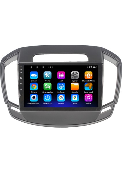 Opel Insignia Android 12 Kablosuz Carplay Navigasyon Multimedya Ekran Teyp - MY-0609W-OPEL Insignia