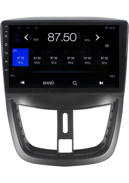 Peugeot 207 Android 12 Kablosuz Carplay Navigasyon Multimedya Ekran Teyp - MY-0609W-PEUGEOT 207