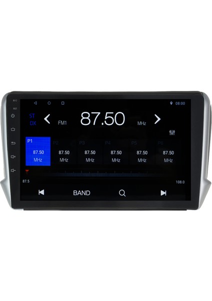 Peugeot 208 Android 12 Kablosuz Carplay Navigasyon Multimedya Ekran Teyp - MY-0609W-PEUGEOT 208