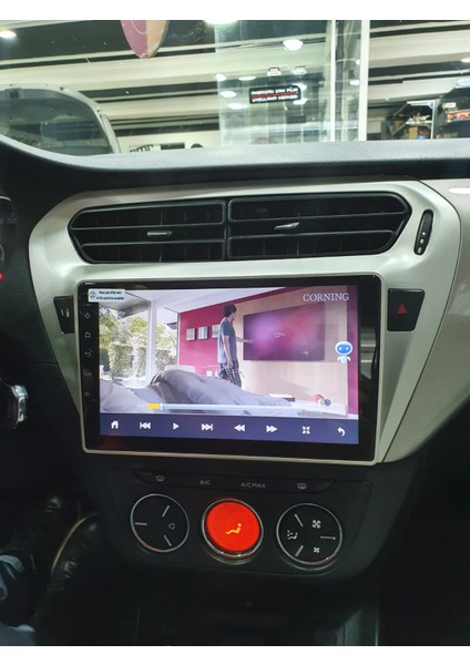 Citroen C-Elysee Android 12 Kablosuz Carplay Navigasyon Multimedya Ekran Teyp - MY-0609W-CİTROEN C-Elysee
