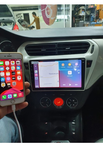 Citroen C-Elysee Android 12 Kablosuz Carplay Navigasyon Multimedya Ekran Teyp - MY-0609W-CİTROEN C-Elysee