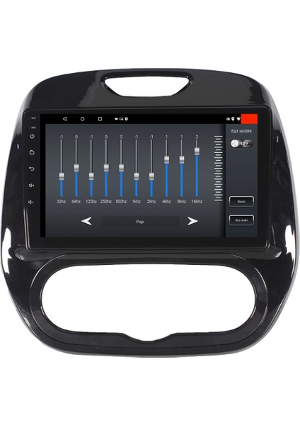 Renault Captur Android 12 Kablosuz Carplay Navigasyon Multimedya Ekran Teyp - MY-0609W-RENAULT Captur