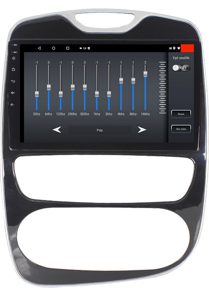 Renault Clio 4 Android 12 Kablosuz Carplay Navigasyon Multimedya Ekran Teyp - MY-0609W-RENAULT Clio 4