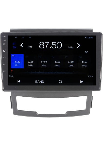 Ssangyong Kyron Android 12 Kablosuz Carplay Navigasyon Multimedya Ekran Teyp - MY-0609W-SSANGYONG Kyron