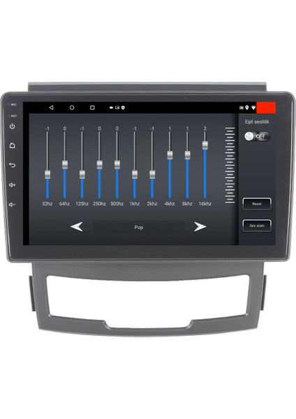 Ssangyong Kyron Android 12 Kablosuz Carplay Navigasyon Multimedya Ekran Teyp - MY-0609W-SSANGYONG Kyron