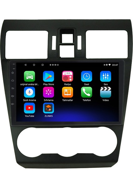 Subaru Forester Android 12 Kablosuz Carplay Navigasyon Multimedya Ekran Teyp - MY-0609W-SUBARU Forester