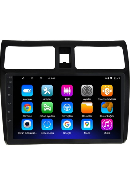 Suzuki Swift Android 12 Kablosuz Carplay Navigasyon Multimedya Ekran Teyp - MY-0609W-SUZUKİ Swift
