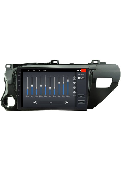 Toyota Hilux Android 12 Kablosuz Carplay Navigasyon Multimedya Ekran Teyp - MY-0609W-TOYOTA Hilux