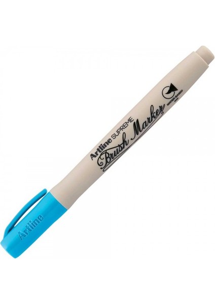 : Supreme Brush Marker Esnek Fırça Uçlu Kalem : Açık Mavi