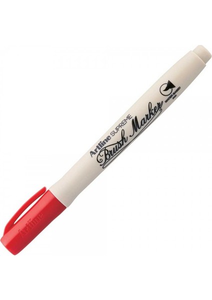: Supreme Brush Marker Esnek Fırça Uçlu Kalem : Kırmızı