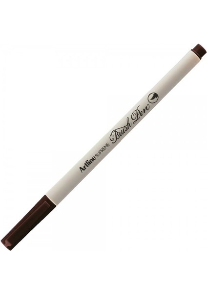 : Supreme Brush Frıça Uçlu Kalem : Koyu Kahve