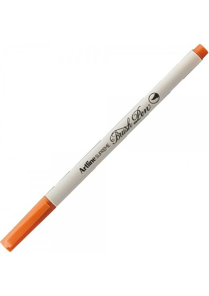 : Supreme Brush Frıça Uçlu Kalem : Koyu Turuncu