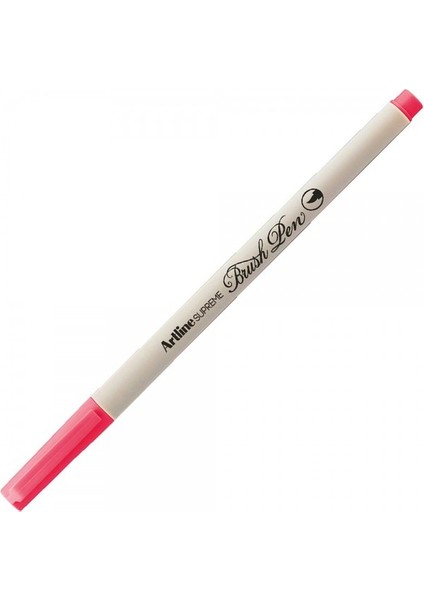 : Supreme Brush Frıça Uçlu Kalem : Fosforlu Pembe