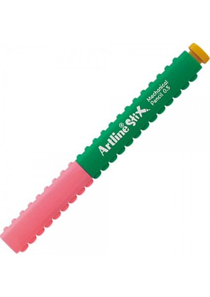 : Stix Mekanik Kurşun Kalem : 0,5 mm : Yeşil-Pembe