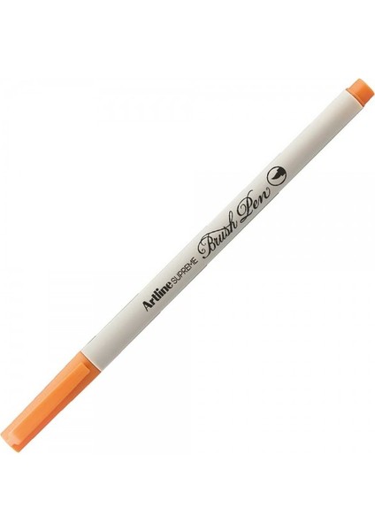 : Supreme Brush Frıça Uçlu Kalem : Pastel Turuncu