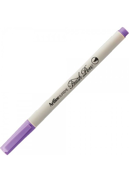 : Supreme Brush Frıça Uçlu Kalem : Pastel Mor