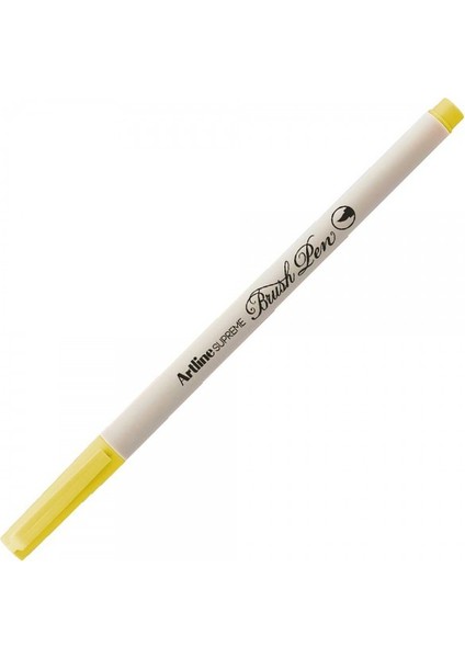 : Supreme Brush Frıça Uçlu Kalem : Sarı