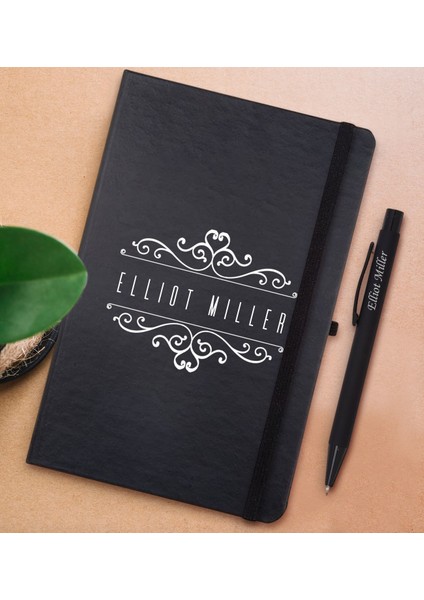 Gift Kişiye Özel Isimli Siyah Defter ve Metal Versatil Kalem(0,7 Kurşun) Hediye Seti-9 fiyatları