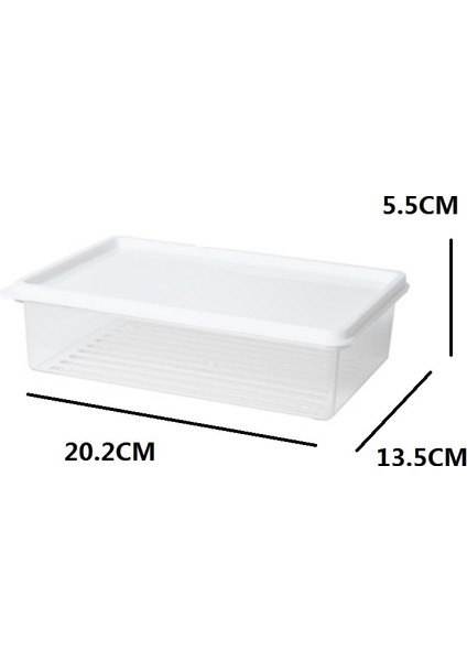 2 Parça Buzdolabı Depolama Kutusu - Beyaz (Yurt Dışından) fiyatları