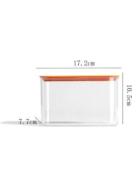 2 Adet Kapaklı Saklama Kutusu - Sarı (Yurt Dışından)
