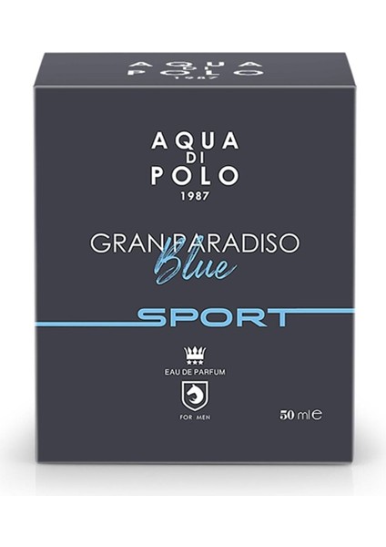 Aqua Di Polo 1987 Gran Paradiso Blue Sport Edp 50 ml 3'lü Erkek Parfüm Seti STCC021195