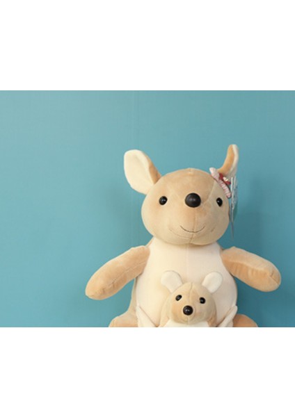 Oturan Anne ve Bebek Peluş Oyuncak - Haki (Yurt Dışından)