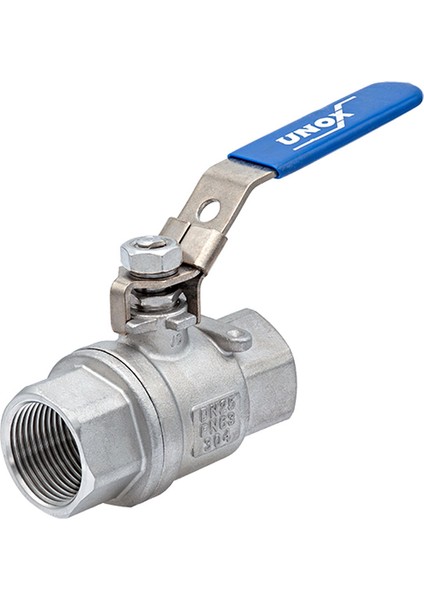 Paslanmaz 2 Parçalı Dışlı Küresel Vana 1/2"