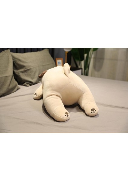 55 cm Sevimli Hayvan Köpek Peluş Oyuncak - Haki (Yurt Dışından)