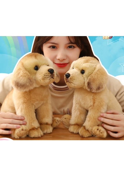 Mastiff Peluş Oyuncak Sevimli Simülasyon Evcil Hayvan Kabarık Bebek Bebekler Çocuklar Için Doğum Günü Leri Doldurulmuş ve Peluş Hayvanlar Labrador (Yurt Dışından)