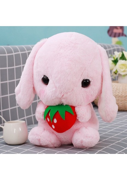 32 cm Sevimli Tavşan Peluş Oyuncak - Pembe (Yurt Dışından)